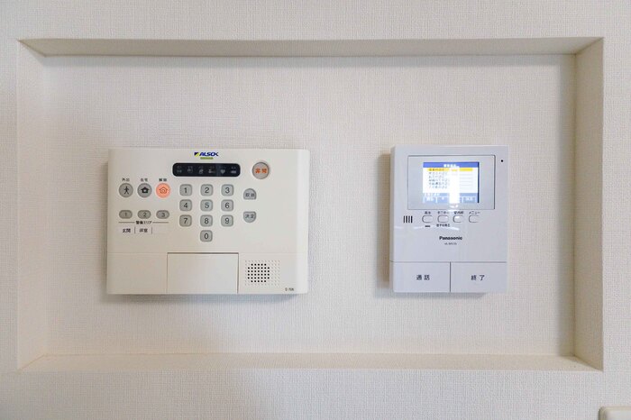 セキュリティ　モニター付きインターホン　ALSOKホームセキュリティ