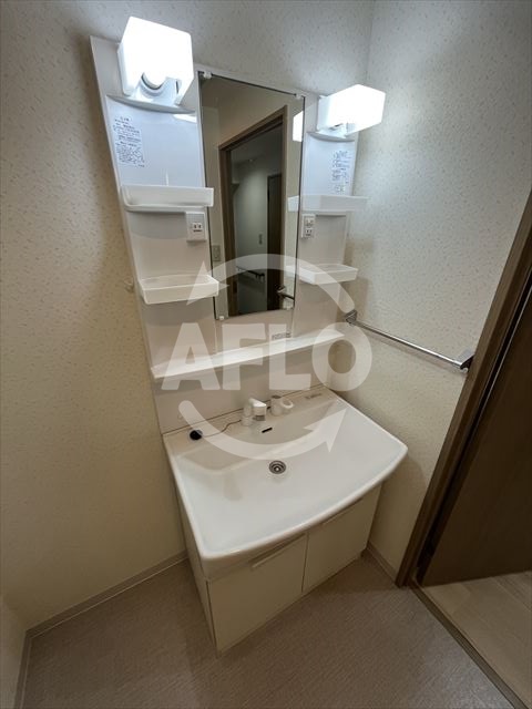 洗面設備　サンシャインブレセットハウス　独立洗面台
