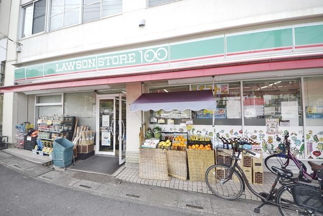 コンビニ　ローソンストア100草加松原四丁目店（コンビニ）まで173m