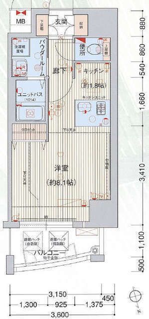 プレサンス上前津リラクシアの間取り写真