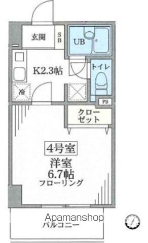 エクセレントアフィ―横浜橋の間取り写真