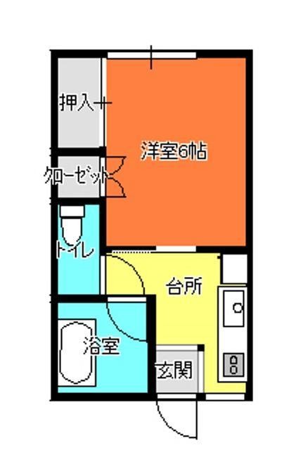 YKハイツの間取り写真