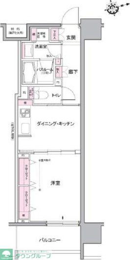 クリオ松戸伍番館の間取り写真