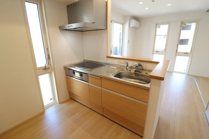New house Newly ニューハウスニューリー A棟のキッチン写真