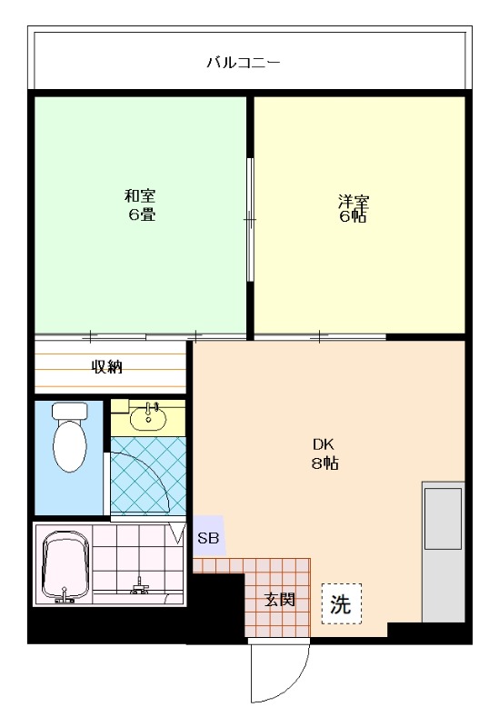 ノースヒルズ平和台の間取り写真