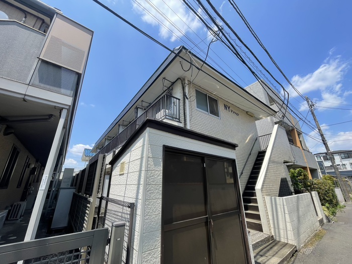 NYマンションの外観写真
