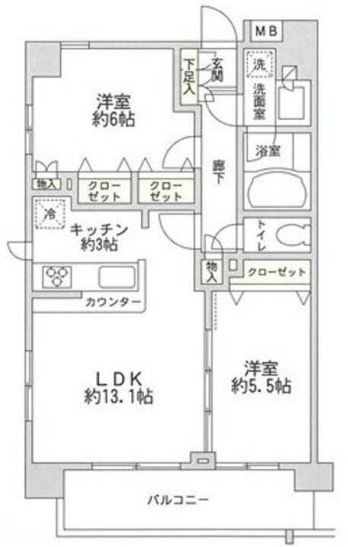 アイムシティ荻窪の間取り写真