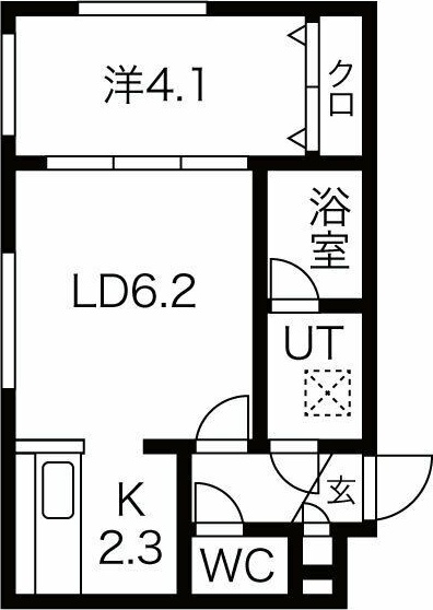 Casa Centro平岸の間取り写真