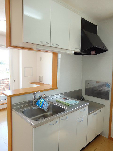 キッチン　写真は201号室です
