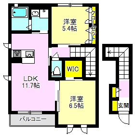 Villa Megumi Dの間取り写真