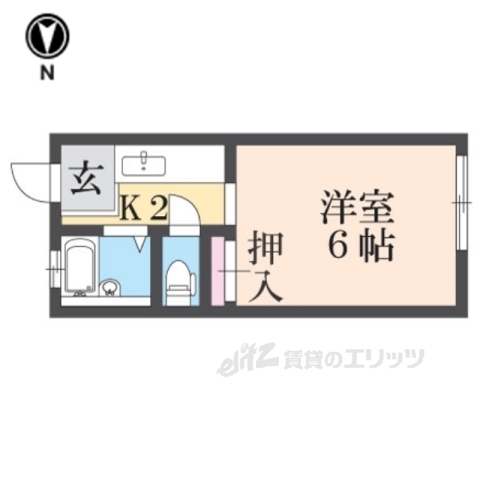 サンシティ半白の間取り写真