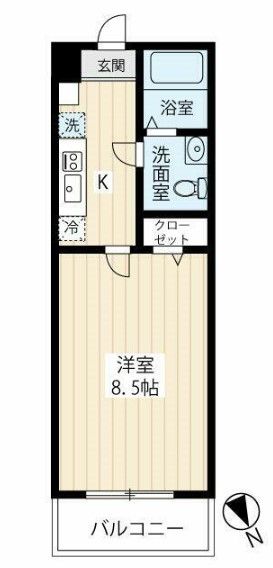 アンベリール吉祥寺EASTの間取り写真