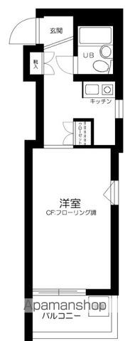 東急世田谷線 三軒茶屋駅 徒歩8分 5階建 築42年の間取り写真