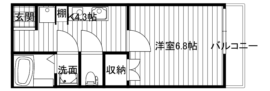 Domani Inokuchiの間取り写真