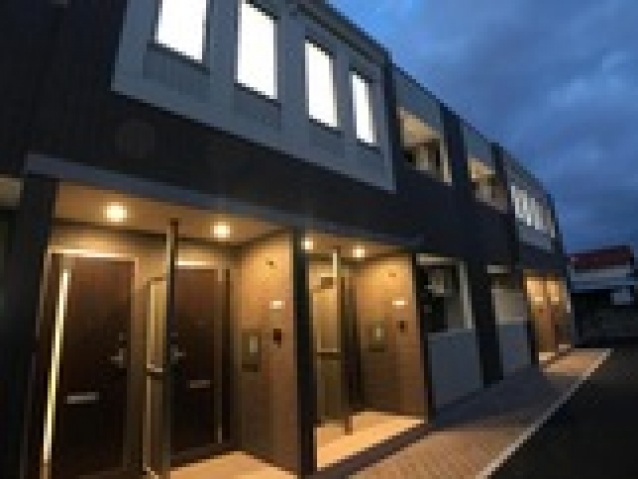 建物外観　インターネット使用料無料物件。