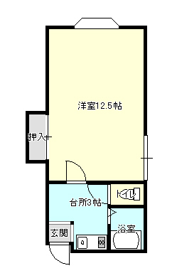 アジュール中橋IIの間取り