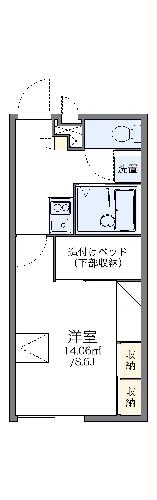 【レオパレスプロバンスの間取り】