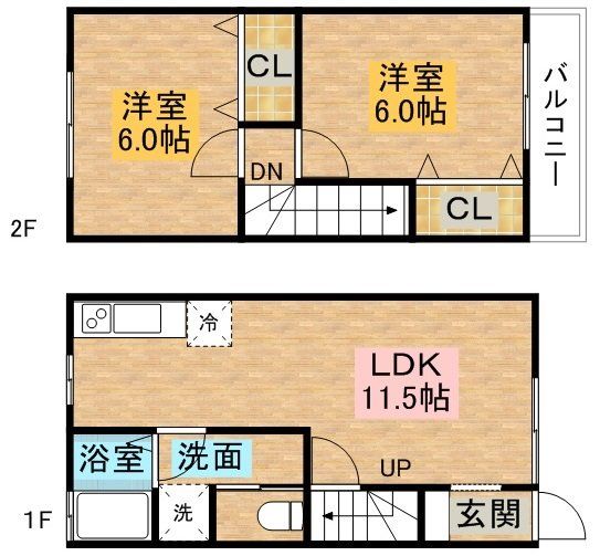 パークヒルズの間取り