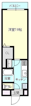 名古屋市天白区野並のマンションの間取り