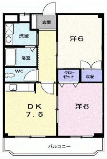 ハイツアイエスの間取り