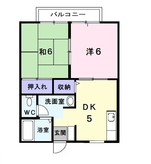 八街市文違のアパートの間取り