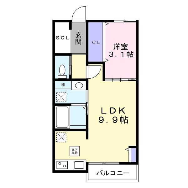 ルピナス深井東町の間取り