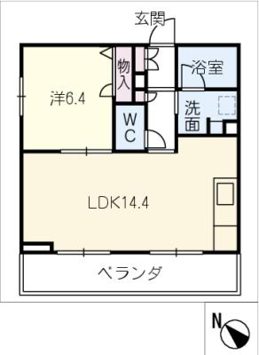 シャーメゾン　ヴィア　ソーレの間取り