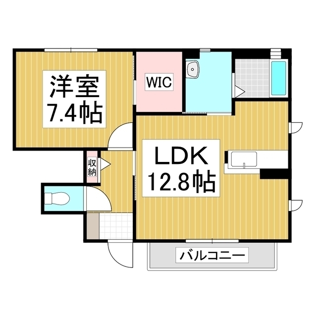 エスポワール清水田の間取り