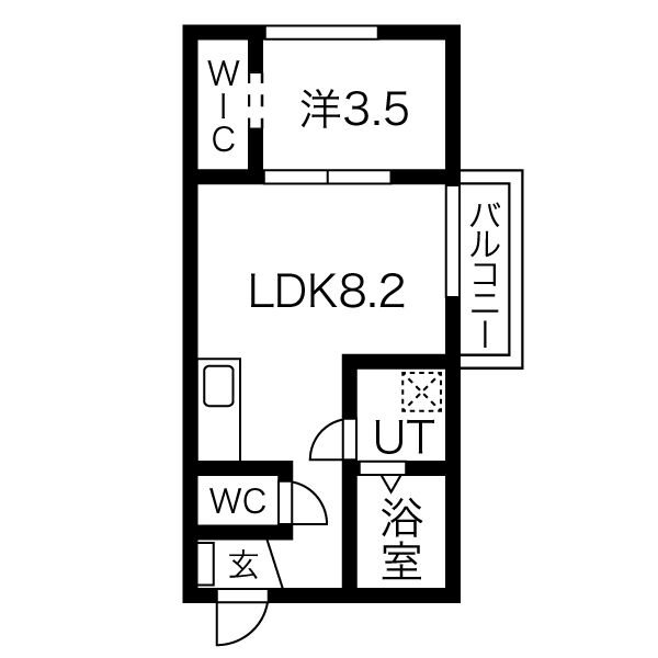 プリシェール港陽の間取り