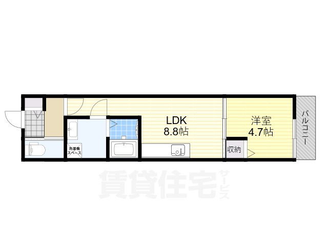 クレアール芝辻町の間取り