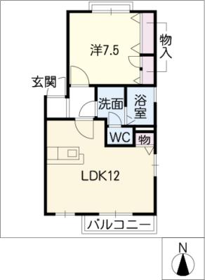 ヴェルドミール神の倉　Ｃ棟の間取り