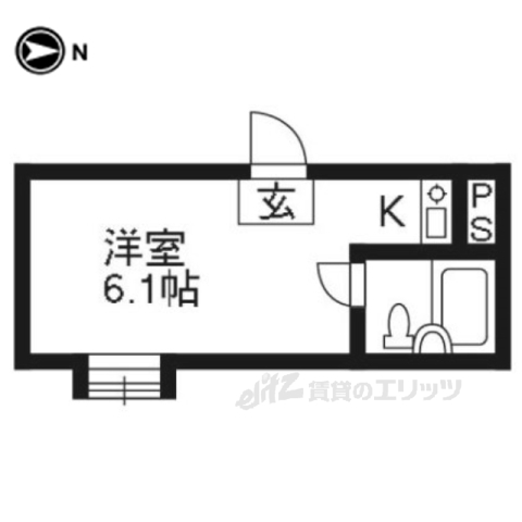 ロイヤル太秦の間取り