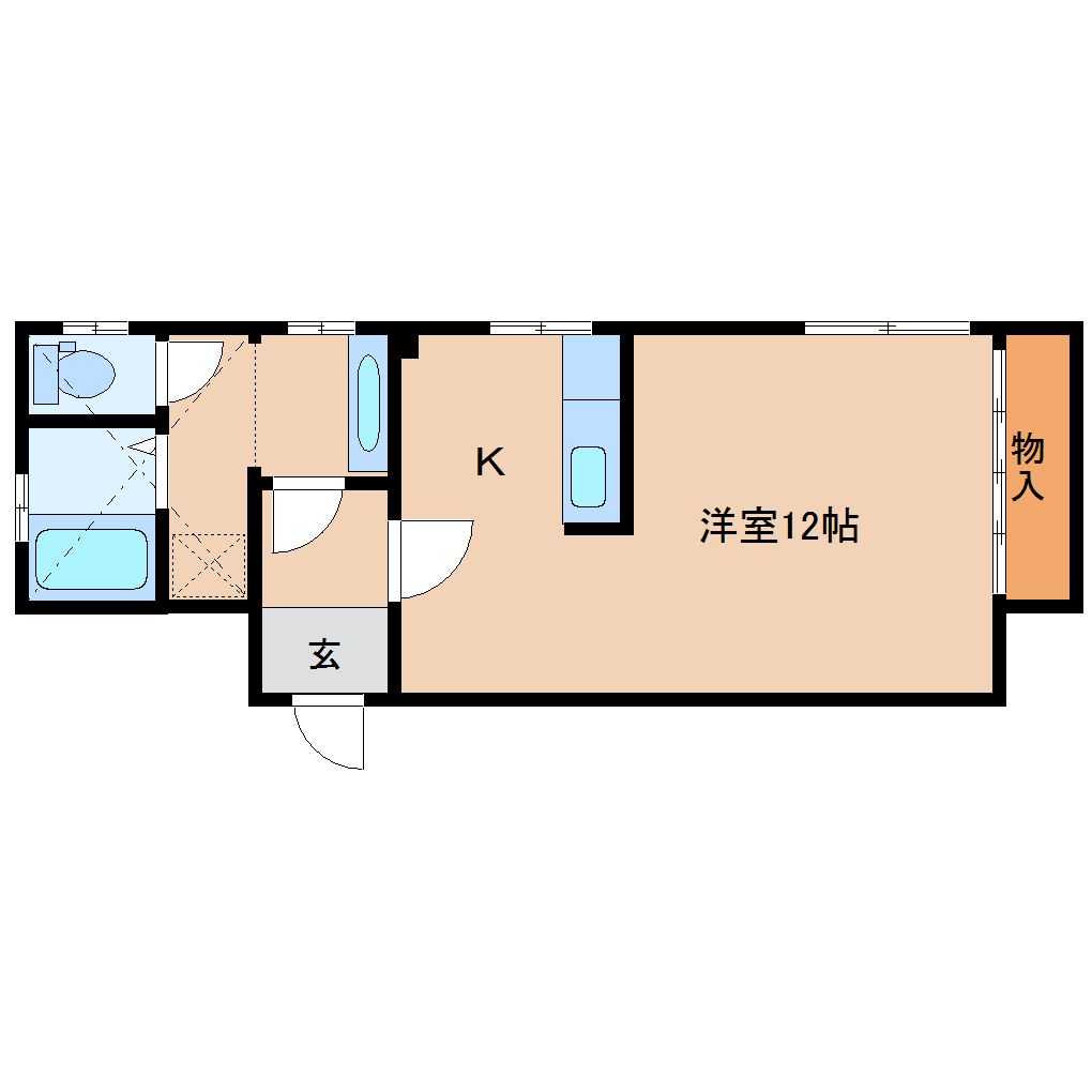 大和郡山市柳のマンションの間取り