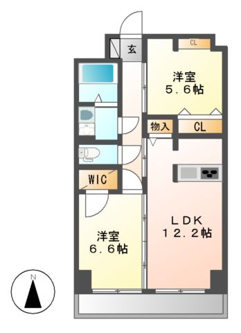 S-FORT鶴舞reale　(旧GRANDUKE鶴舞reale)の間取り