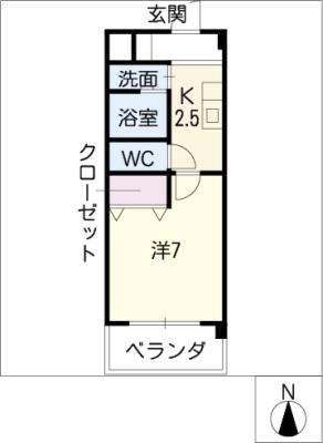 リバーページ本郷の間取り