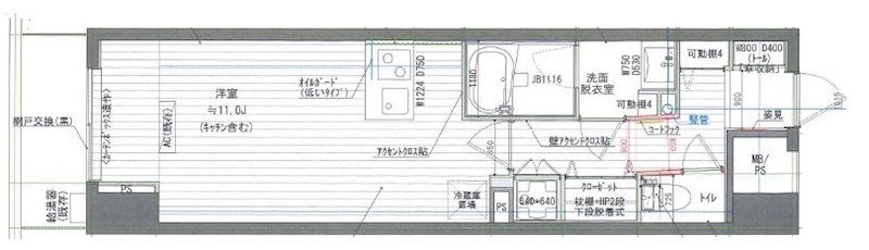 レジディア目白の間取り