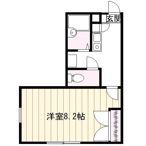 中里ハイツの間取り