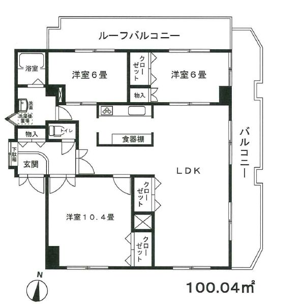 江東区東陽のマンションの間取り