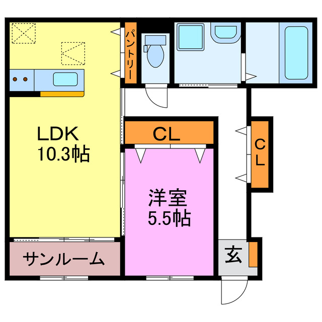 Haulien(ファーレン)の間取り