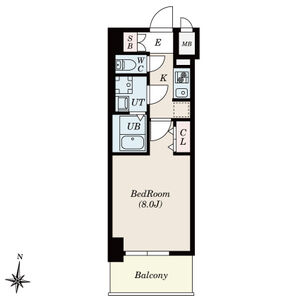 S-RESIDENCE堀田NorthIIの間取り