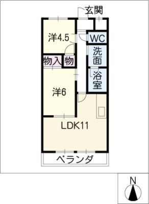 ルミエールさくらの間取り