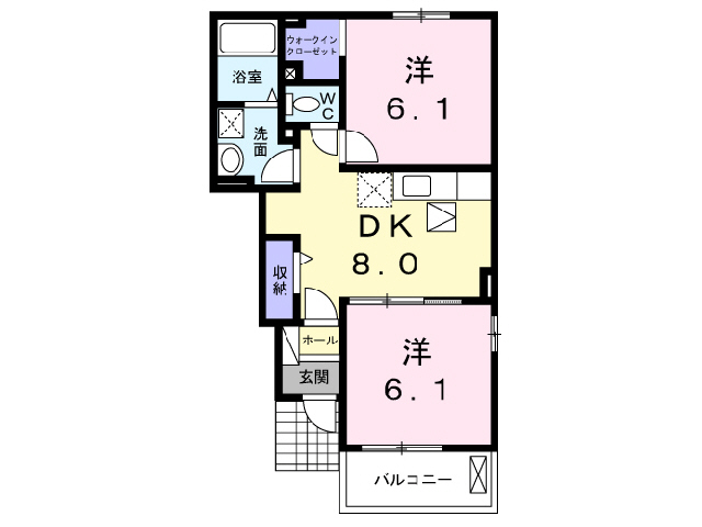 ハウスセイバリーＡの間取り