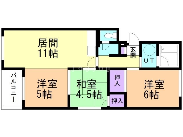 カルチュア室橋の間取り