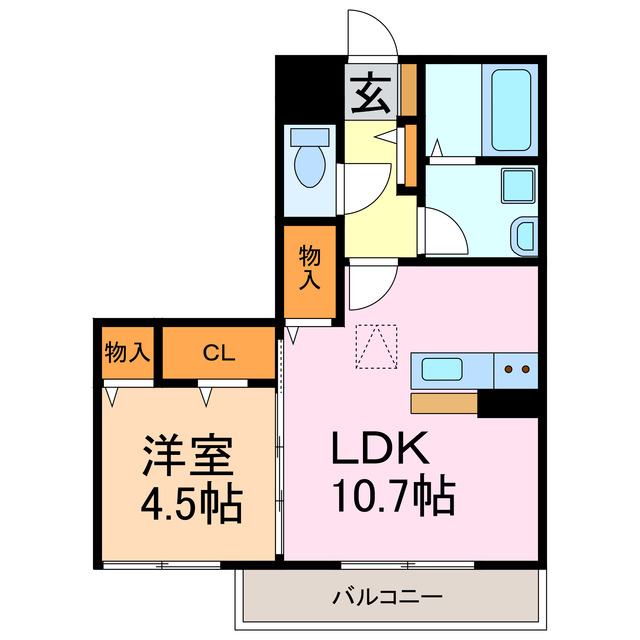 エクセレント（緑区）の間取り