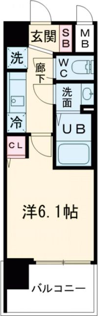 ソルテラス京都勧進橋PARK SIDEの間取り