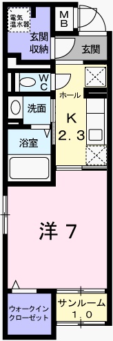 姫路市下寺町のマンションの間取り