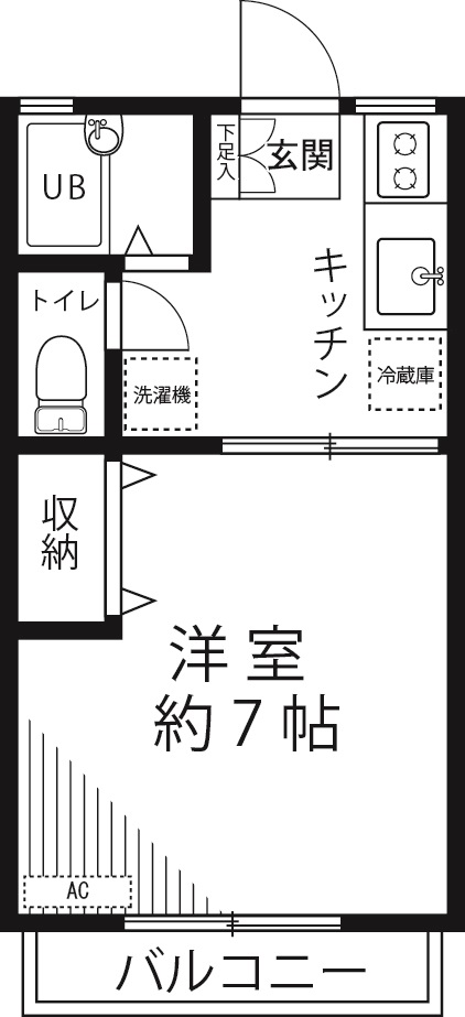 橋本ハイツの間取り