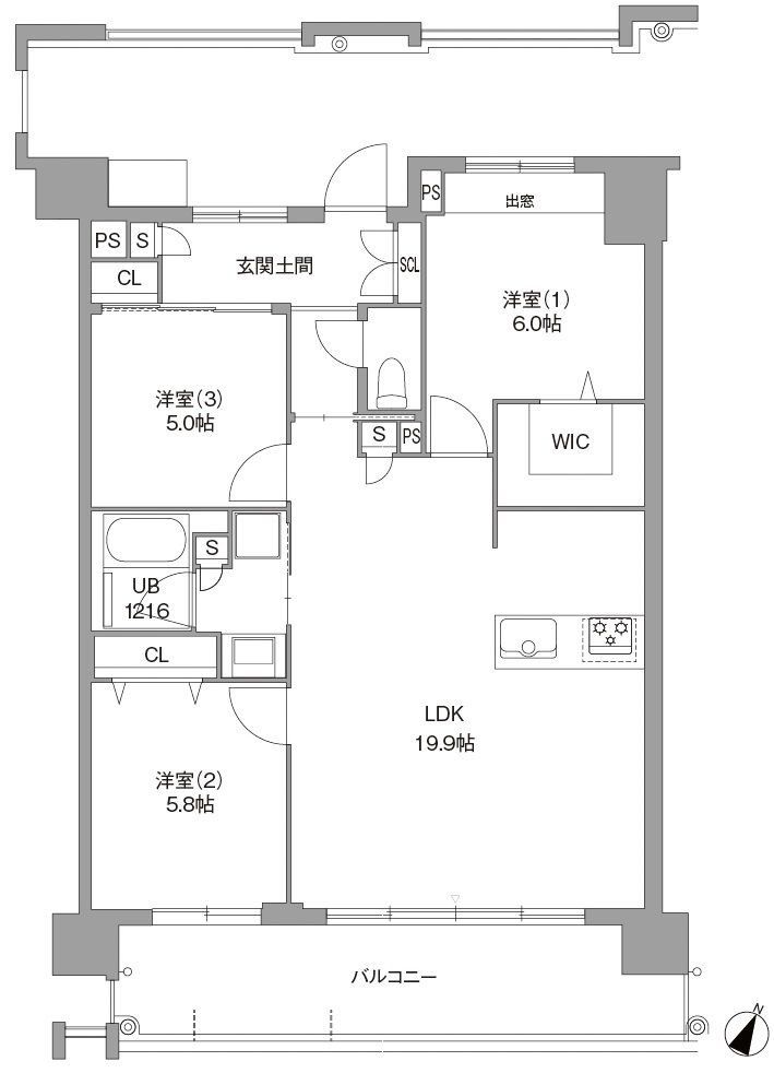 【福岡市東区香椎照葉のマンションのその他部屋・スペース】