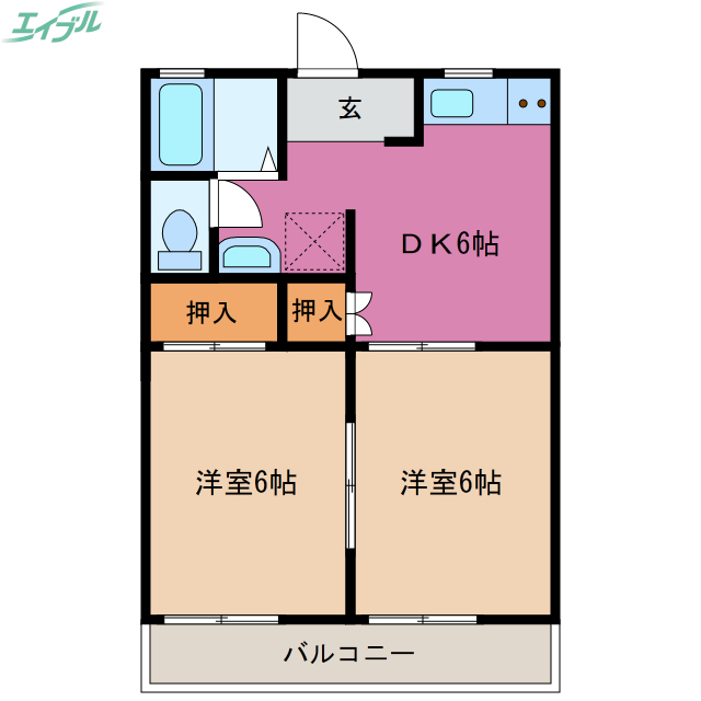 ラフィネ阿児の間取り