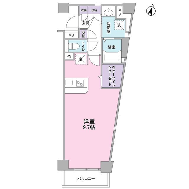 川崎市麻生区万福寺のマンションの間取り